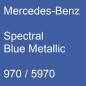 Preview: Mercedes-Benz, Spectral Blue Metallic, 970 / 5970.